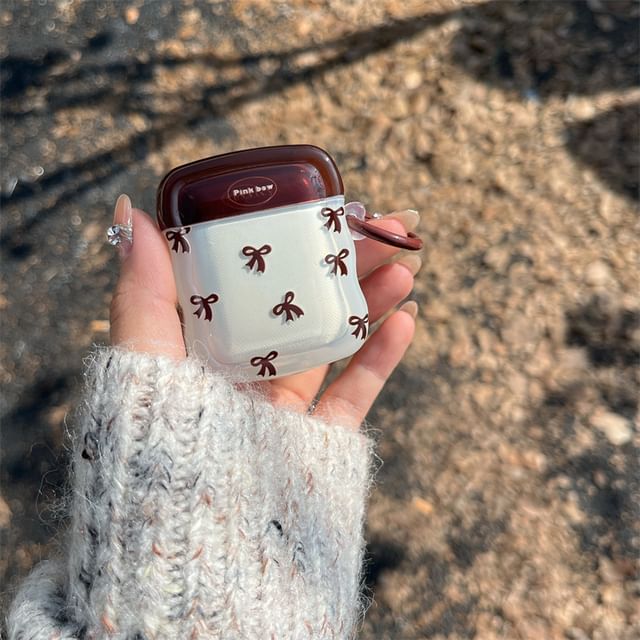 Case AirPods Skin Two-Tone Pro / Bow Earphone