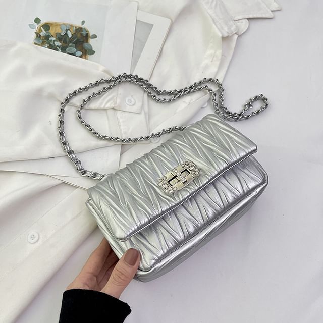 Shoulder Quilted Flap Bag