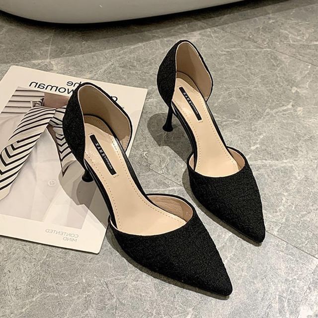 Stiletto Pointed D'Orsay Pumps