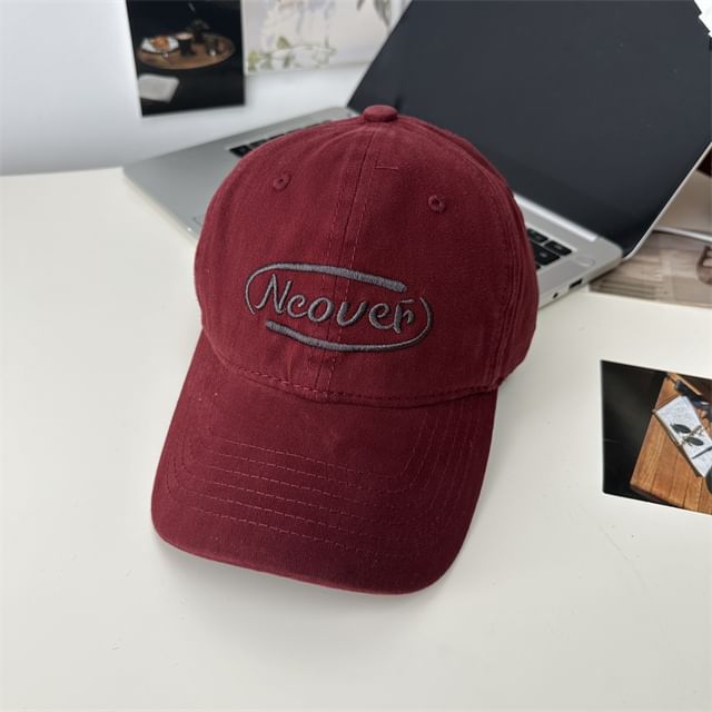 Baseball Embroidered Cap Lettering