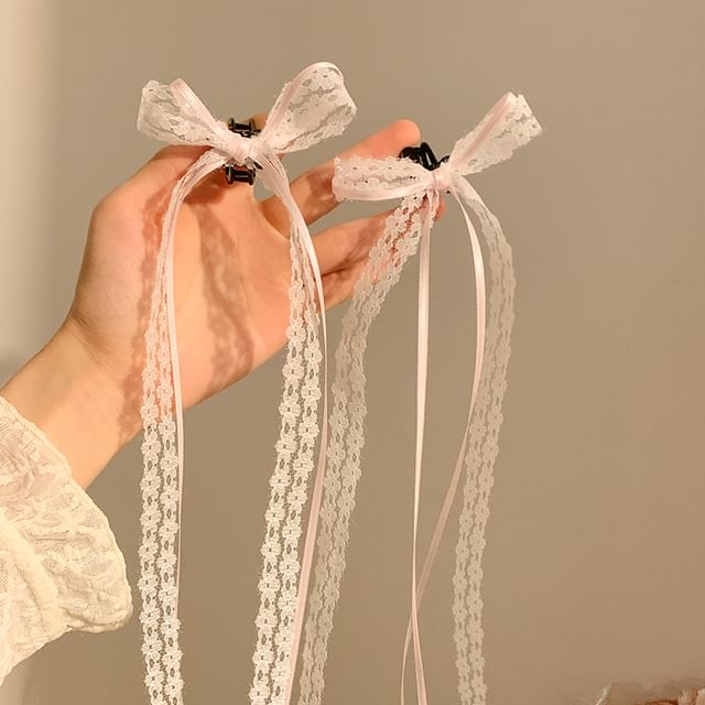 Ribbon Hair Clamp of Lace 2: Set