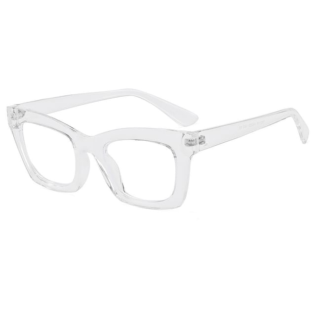 Light Blue Eyeglasses Blocking Square