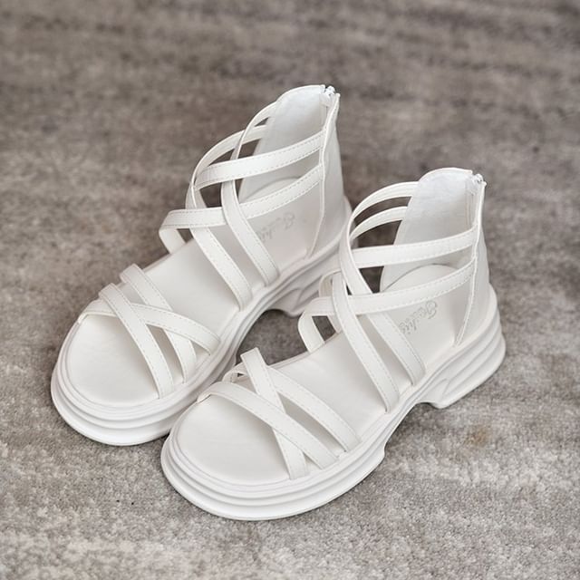 Plain Platform Sandals