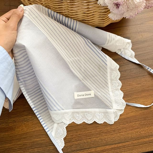 Lace Designs) Head Trim Triangle (Various Scarf