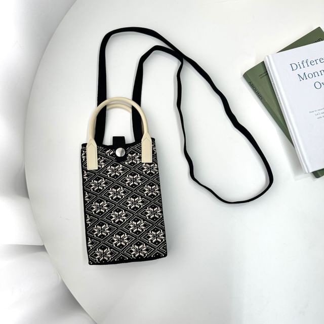 Crossbody Knit Bag