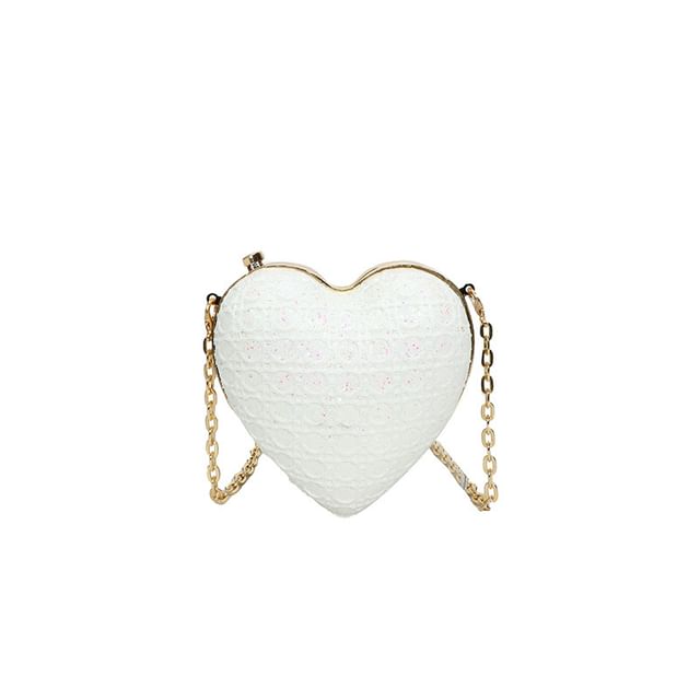 Heart Crossbody Chain Strap Bag