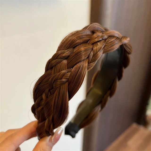 Band Hair False Braided