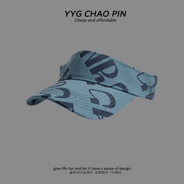 Lettering Sun Visor Print