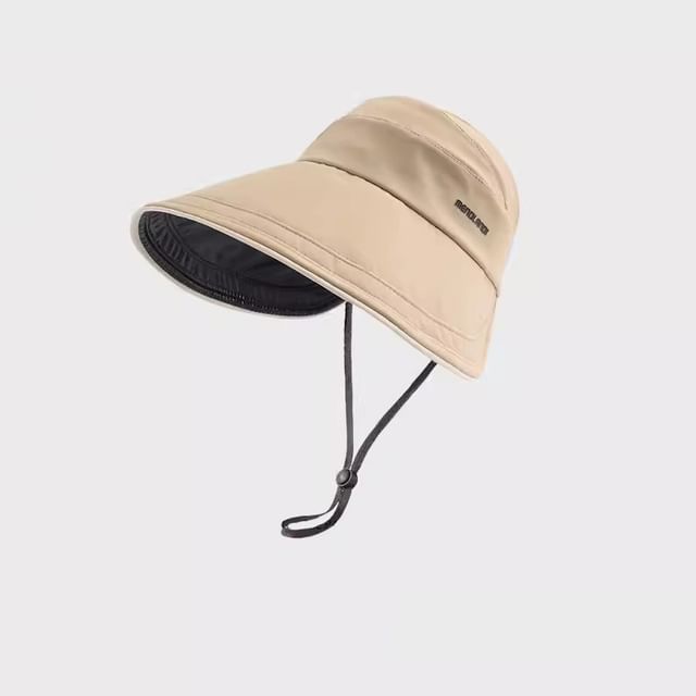 Top Sun Open Embroidered Lettering Hat