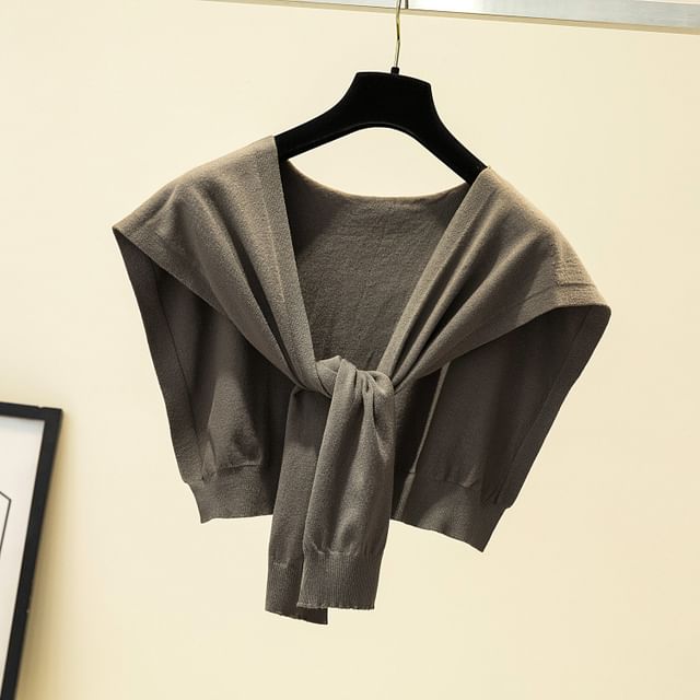 Knit Plain Knot Shawl