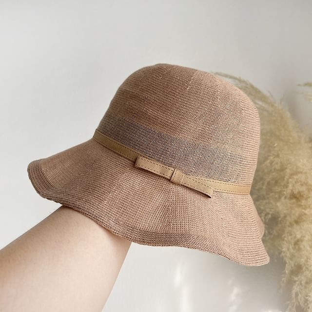 Hat Bucket Bow Plain