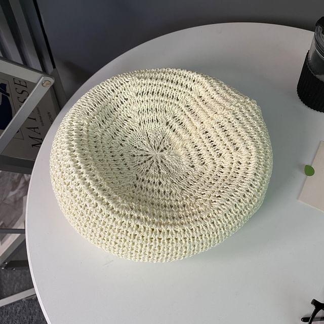 Beret Plain Perforated