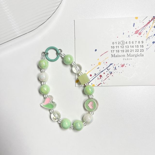 Phone Designs) Bead Strap (Various Acrylic