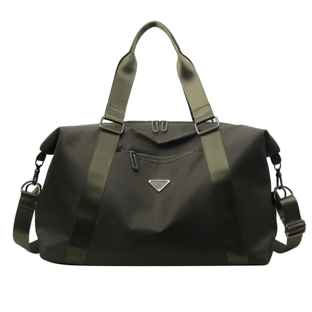 Bag Plain Travel Duffel Zip