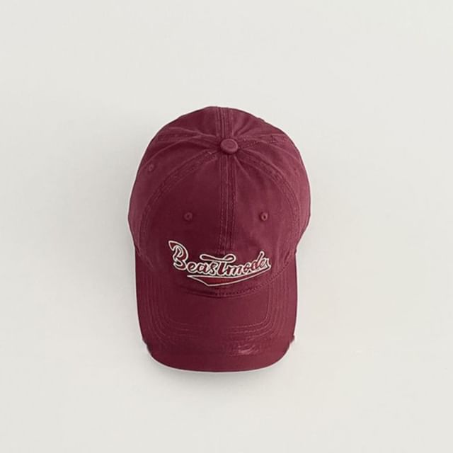 Baseball Lettering Embroidered Cap