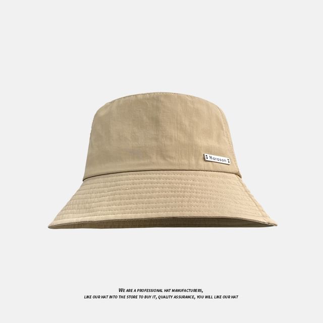 Metal Bucket Plate Hat