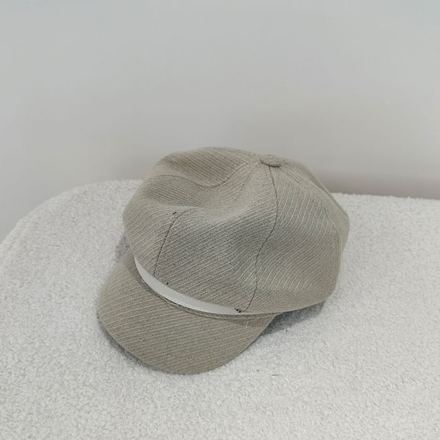 Belt Lettering Cap Newsboy