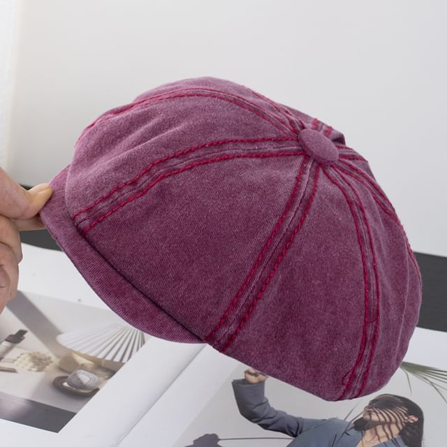 Newsboy Washed Cap Vintage Cotton