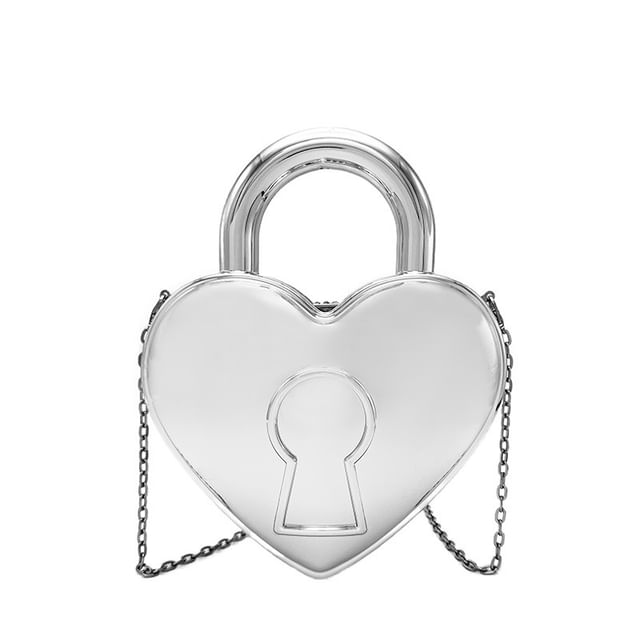 Crossbody Strap Bag Heart Chain
