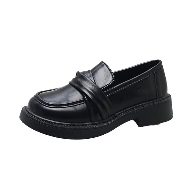 Loafers Leather Faux