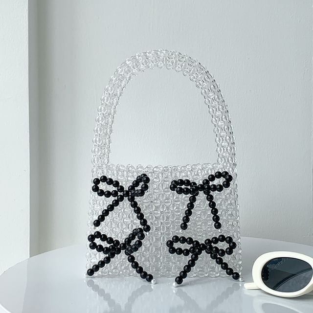 Handbag Accent Beaded Bow