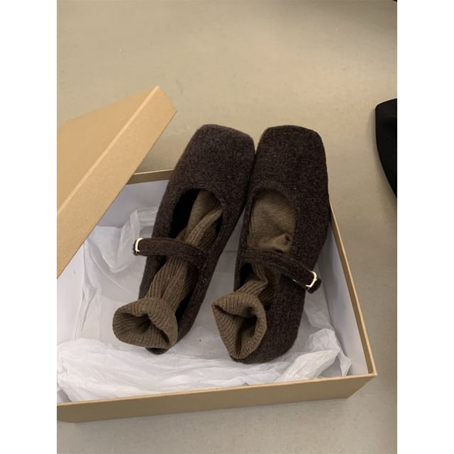 Flats Jane Square-Toe Mary