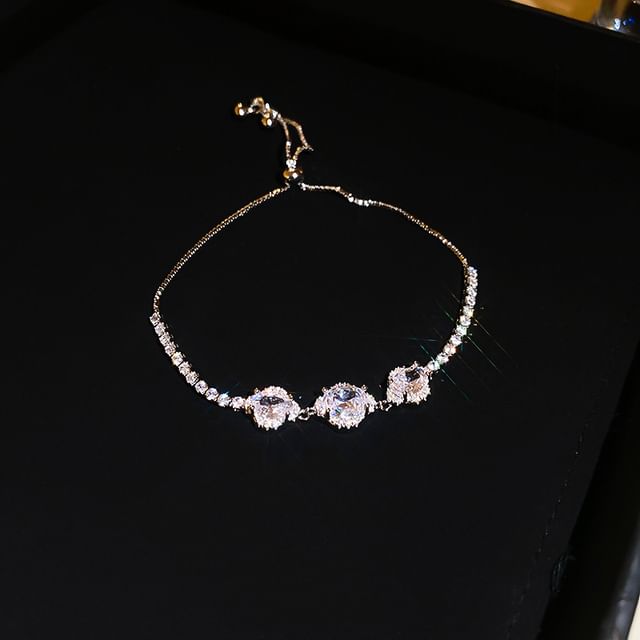 Bracelet Floral CZ