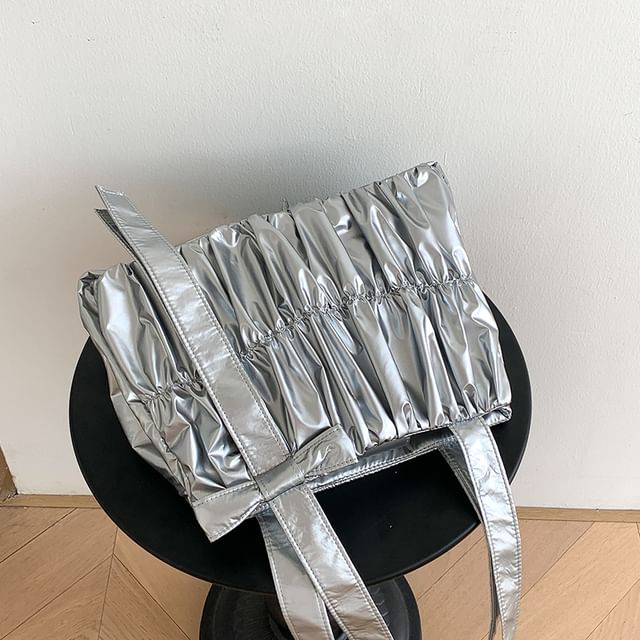 Bag Tote Ruched Bow