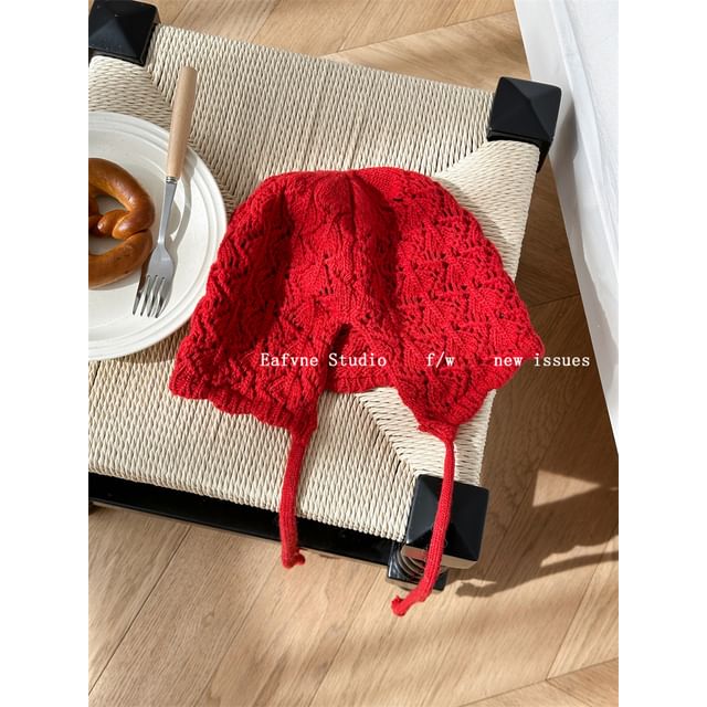 Plain Knit Beanie Crochet