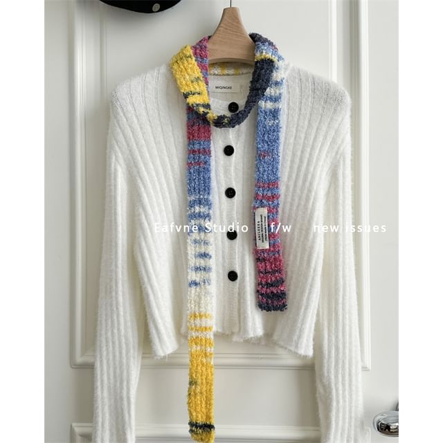 Scarf Gradient Knit Skinny