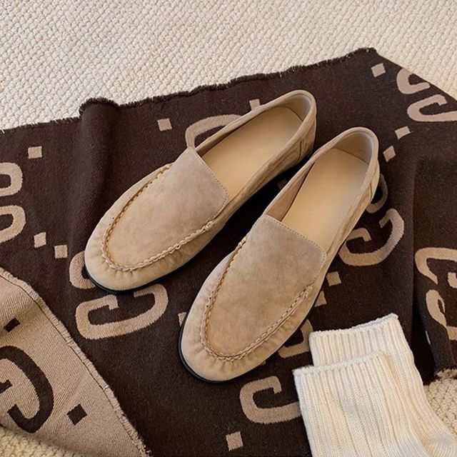 Suede Slip Ons