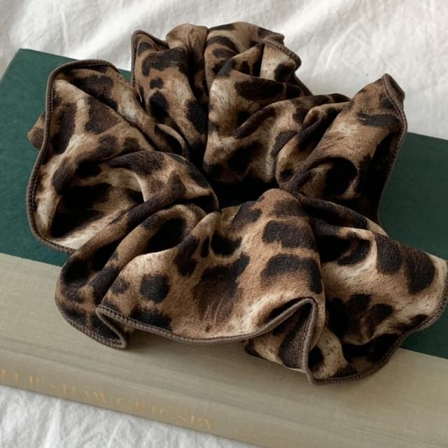 Leopard Scrunchie Print Hair