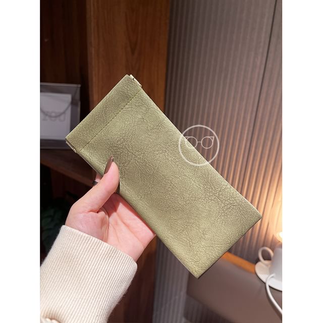 Faux Glasses Leather Case