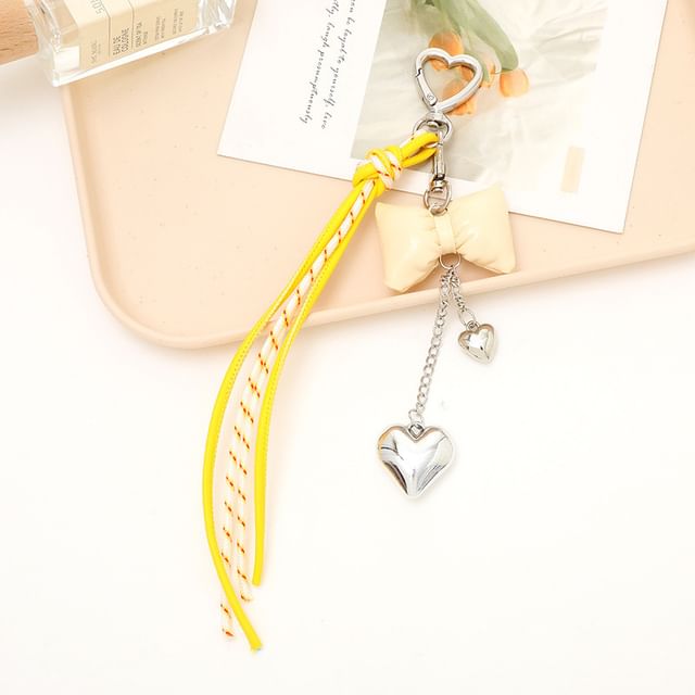 Phone Padded Bow Charm Knotted