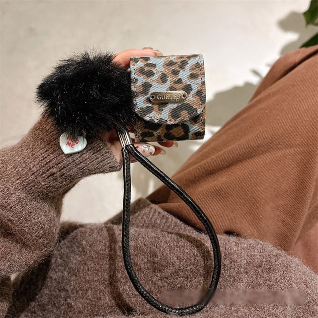 Strap Case Print Skin Pom AirPods / Earphone Pro Leopard