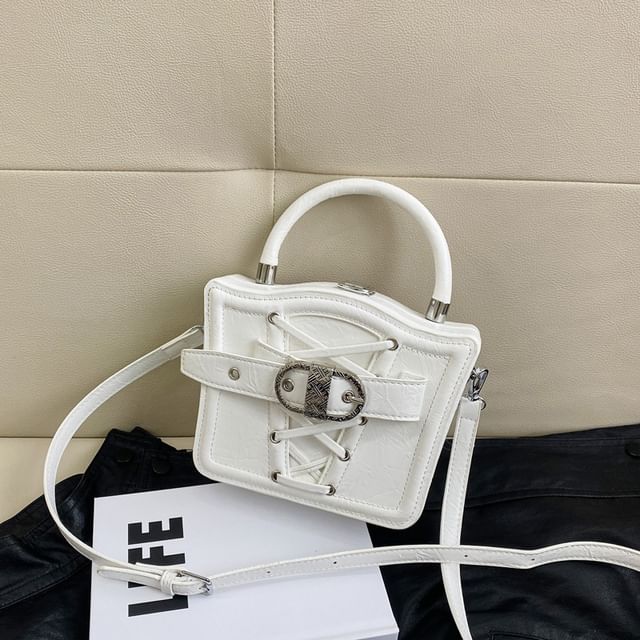 Bag Buckled Crossbody Lace-Up