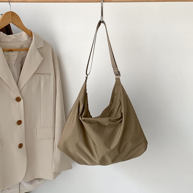 Nylon Crossbody Plain Bag