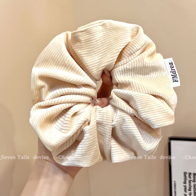 Lettering Label Scrunchie