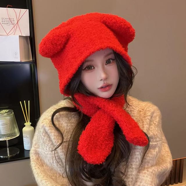 Knit Ear Bear Balaclava