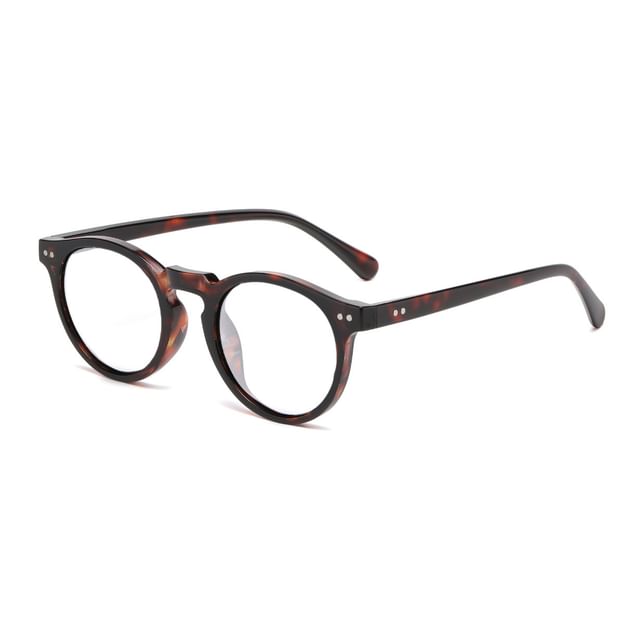 Round Light Blocking Blue Eyeglasses