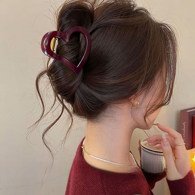 Hair Heart Plain Claw