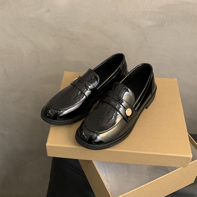 Loafers Patent Faux Leather / Penny