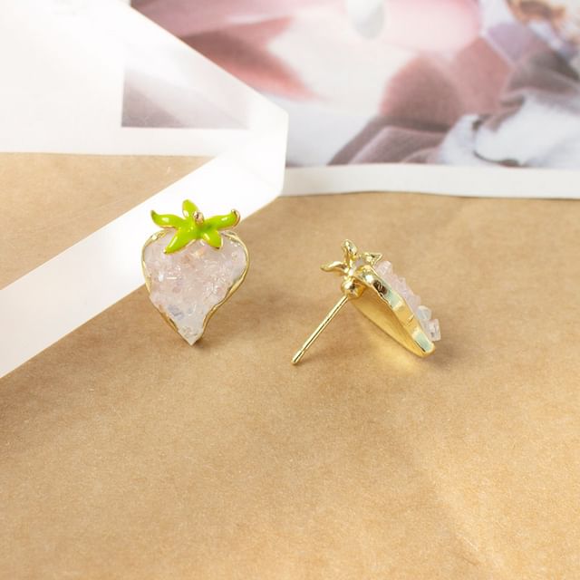 / Stud Clip-On Earring Strawberry