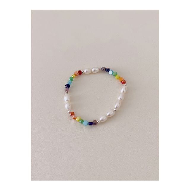 Beaded Silver Bracelet Sterling