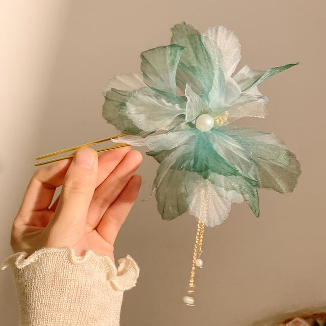 Mesh Pin Flower Hair