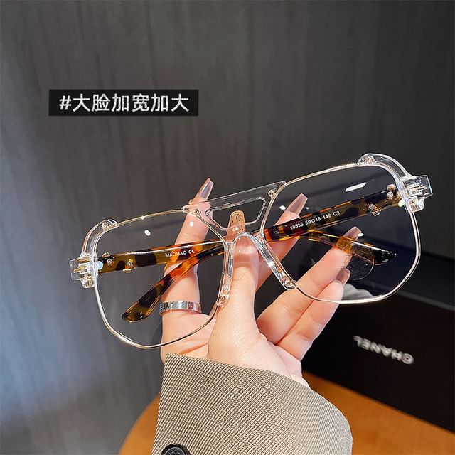 Glasses Frame Aviator Half