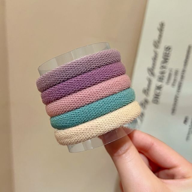 5: Tie Hair of Set Plain