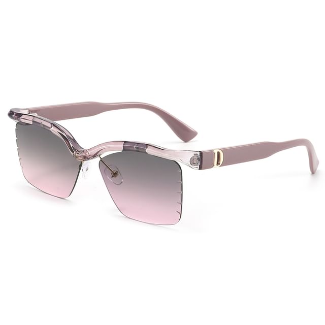 Sunglasses Rimless Browline