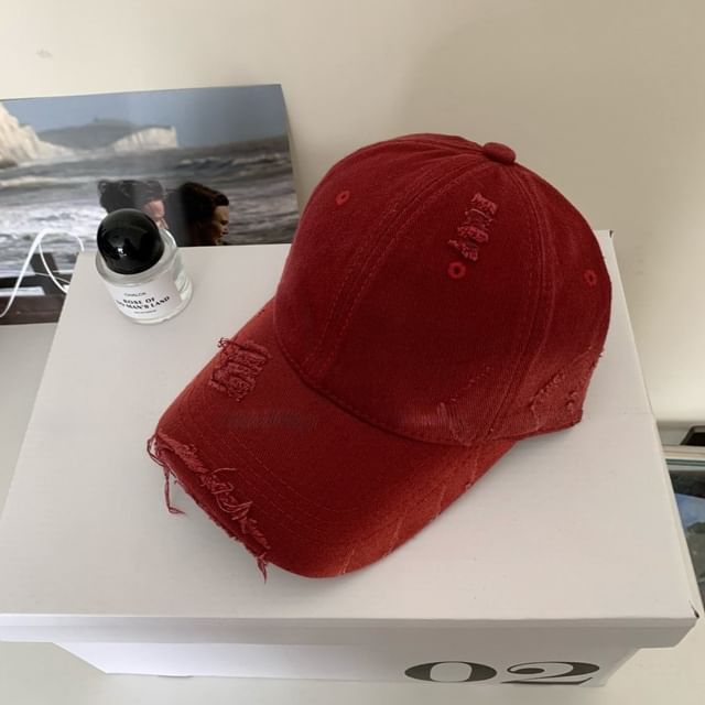 Cap Distressed Baseball
