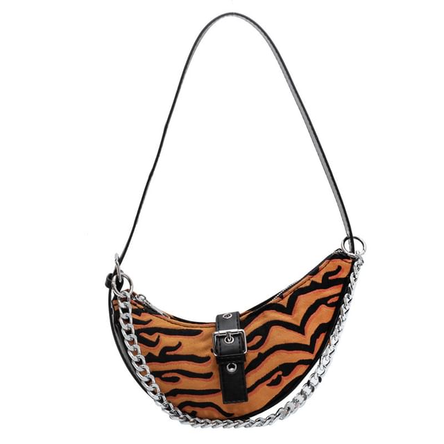Bag Hobo Print Animal Buckled